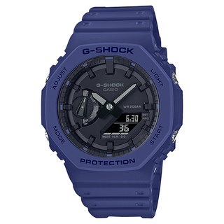 【CASIO】G-SHOCK 農家橡樹 藍色錶殼黑麵配色 現貨 GA-2100-2A 臺灣卡西歐公司貨
