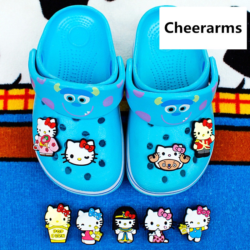 Hello Kitty 鞋子裝飾別針 Jibbitz 適用於 Crocs 鞋子配件