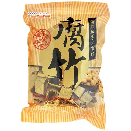 【嘉騰小舖】食鼎 腐竹/豆皮(純素) 每包200公克,非油炸、使用非基因改造黃豆 [#1]