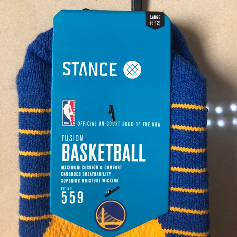Stance 559 NBA warrior socks 勇士隊籃球襪