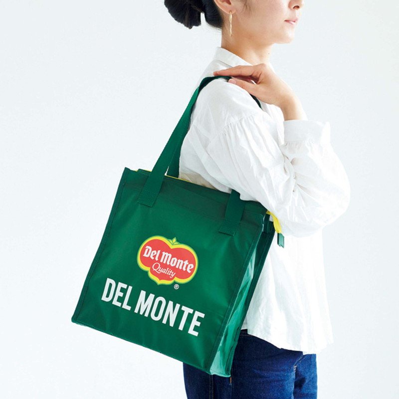 ♡Gracieux♡ 日本雜誌附錄 Del Monte保冷袋 托特包 便當袋 保溫包 野餐袋 購物袋 環保袋