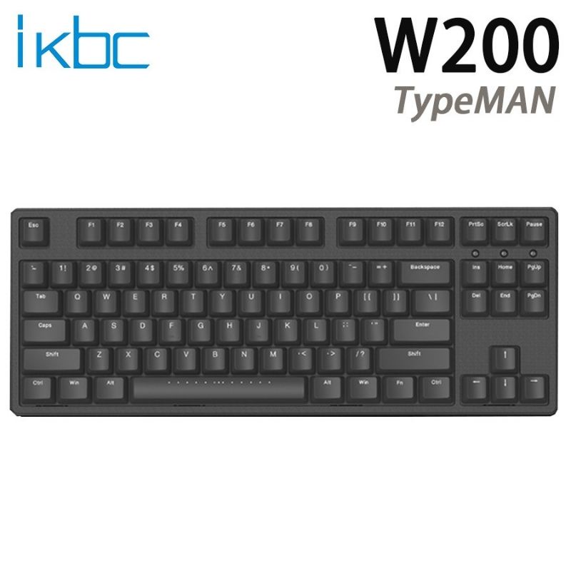 【現貨】ikbc W200 87鍵 機械鍵盤 紅軸（藍牙5.0+有線雙模）