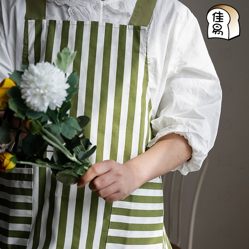 韓版時尚棉麻布圍裙 純棉圍裙  棉麻圍裙 背心式圍裙圍裙 圍裙 烘焙工具