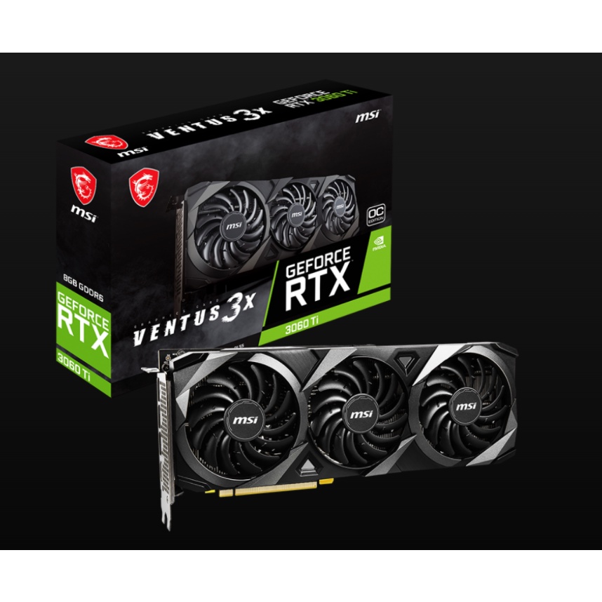 MSI GeForce-RTX-3060-Ti-VENTUS-3X-8G-OC-LHR