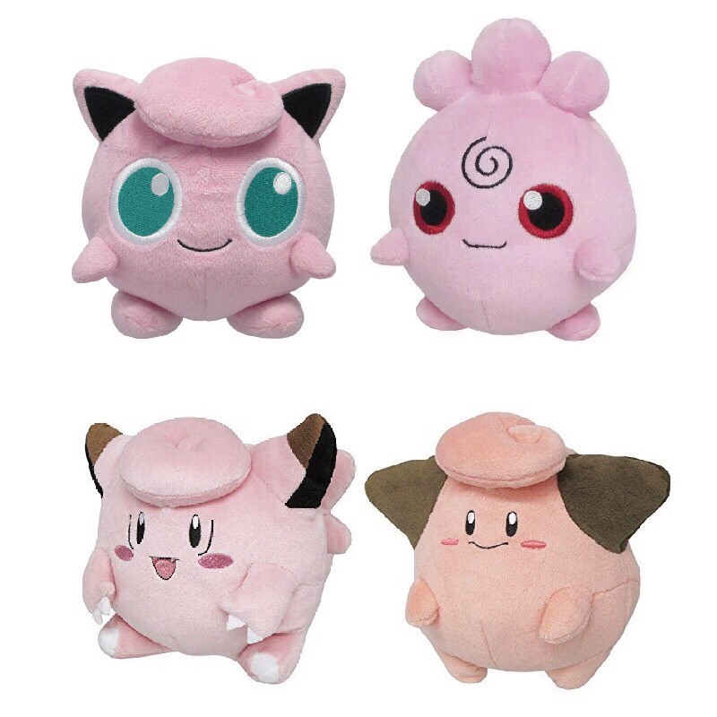 x教授同款神奇寶貝毛绒娃娃公仔口袋妖怪寶寶丁胖丁皮皮皮西