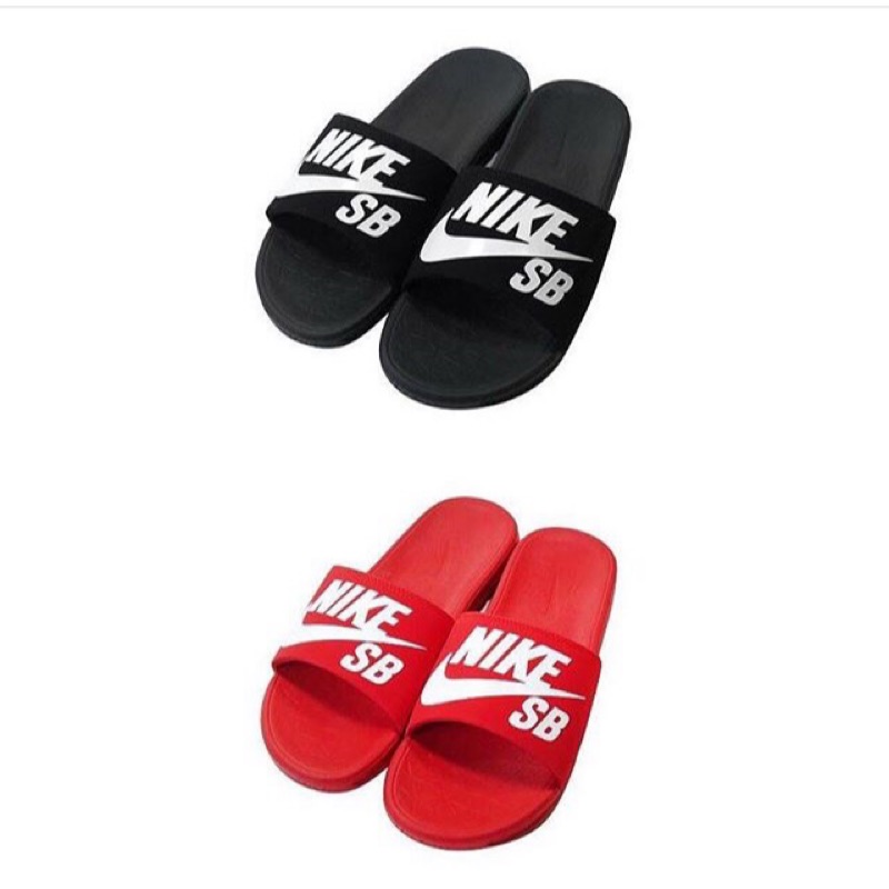 Nike SB 運動拖鞋 紅色 黑色