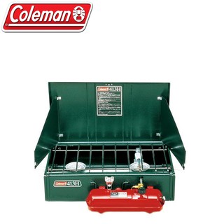 【大山野營-露營趣】送吸油管 Coleman CM-0391 413氣化雙口爐 汽化爐 野炊爐具