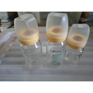 二手 標準口徑玻璃奶瓶出清（120ml)奇哥 新安怡 媽媽小站 共六支