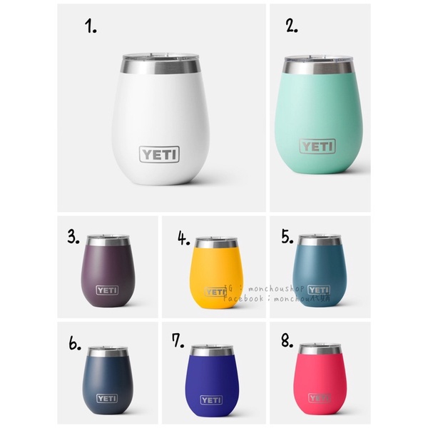 部分在台 YETI 冰壩杯 10oz 附杯蓋 紅酒杯 可刻字 保冰保溫 RAMBLER WINE 歐美代購