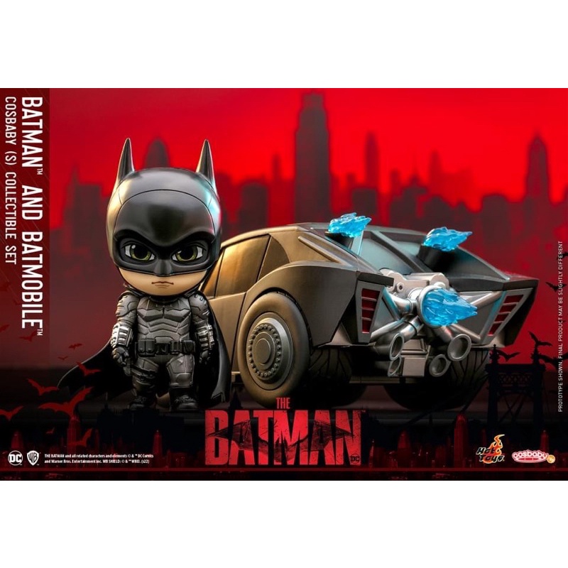 【模幻力量】Hot Toys 新款 COSBABY《蝙蝠俠》Cosb943 蝙蝠俠&amp;蝙蝠車 套裝組
