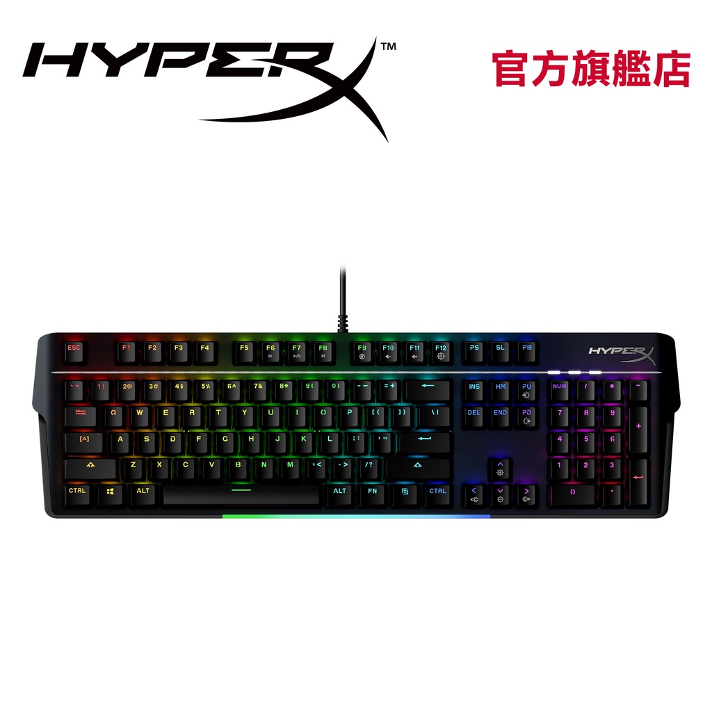 HyperX Alloy MKW100 英文版 (紅軸) 機械式電競鍵盤 【HyperX官方旗艦店】
