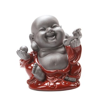 5Cgo紫砂茶寵彌勒佛手工小和尚精品變色可養個性創意雕塑車載擺件如意招財進寶茶桌必備裝飾581545476723
