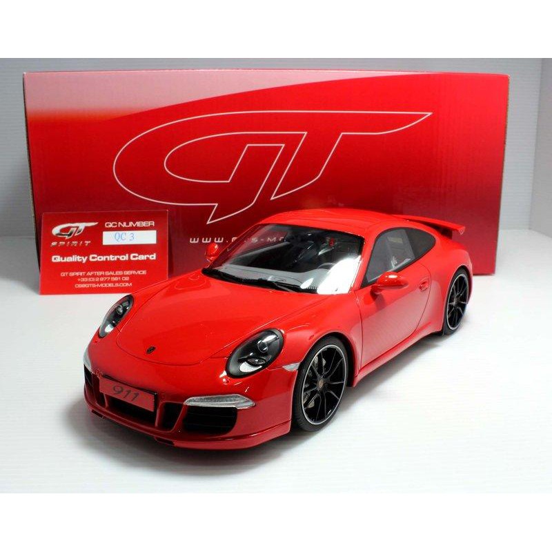 【M.A.S.H】[現貨特價] GT Spirit 1/18 Porsche 911(991)Carrera S red