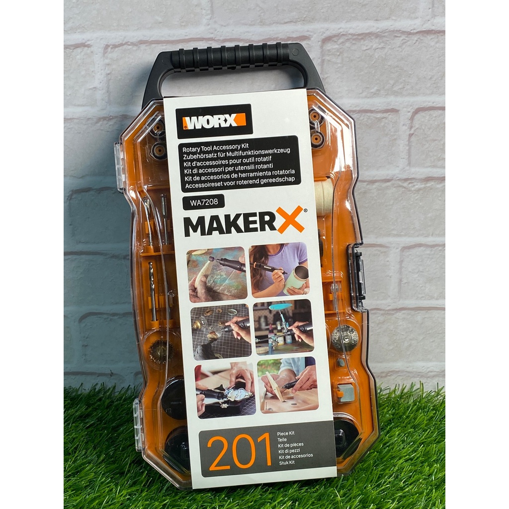 【鑫鉑利工具】WORX 威克士 MakerX 201件刻模機配件組 WA7208 刻模機 WX750 WX106 WX7