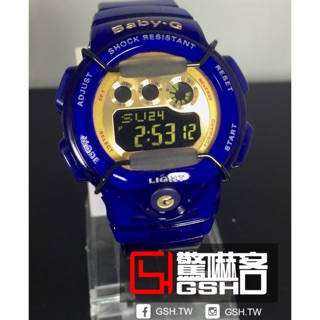 【驚嚇客】BABY-G BGA-1005A 寶藍 金 果凍 透名 可拆外框