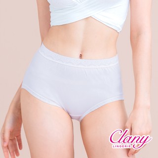 【可蘭霓Clany】 MIT親膚高腰透氣95%棉質 M-2XLQ加大尺碼內褲 天空藍 2195-51 包覆