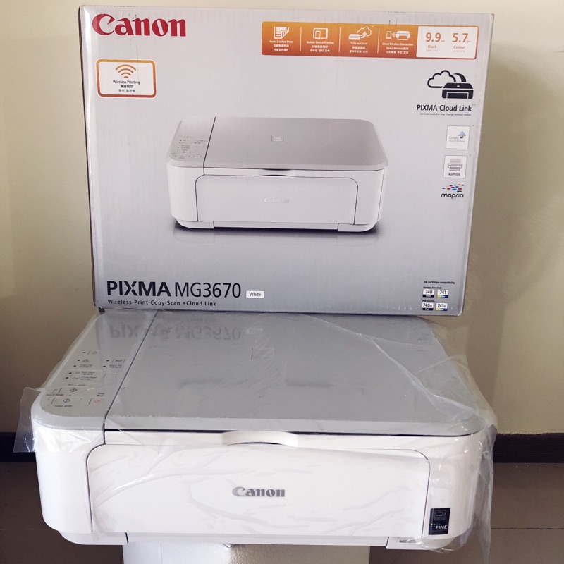 Canon 佳能 PIXMA MG3670 多功能印表機 付保固書