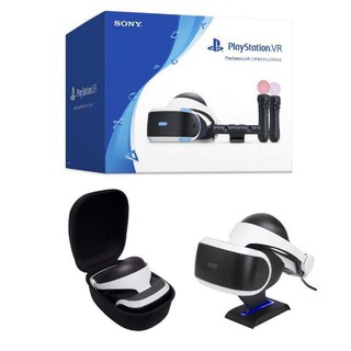 PS4專用新版PSVR VR豪華全配組 贈收納包/頭盔收納架 台灣公司貨CUH-ZVR2【魔力電玩】
