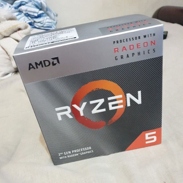 AMD Ryzen 5 3400g 處理器 四核八緒/內含風扇/VEGA11 品質很好喔 包裝完整