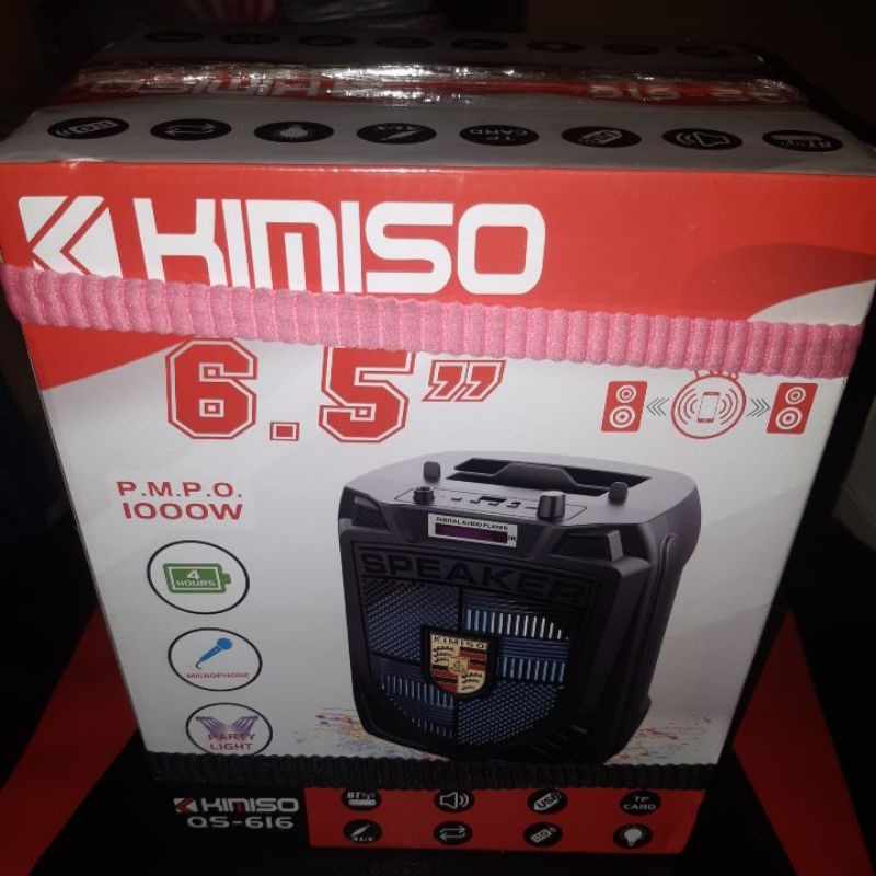 KIMISO QS-616 保時捷造型藍牙喇叭 戶外必備 重低音 造型喇叭 無線藍牙喇叭 藍牙音響 喇叭