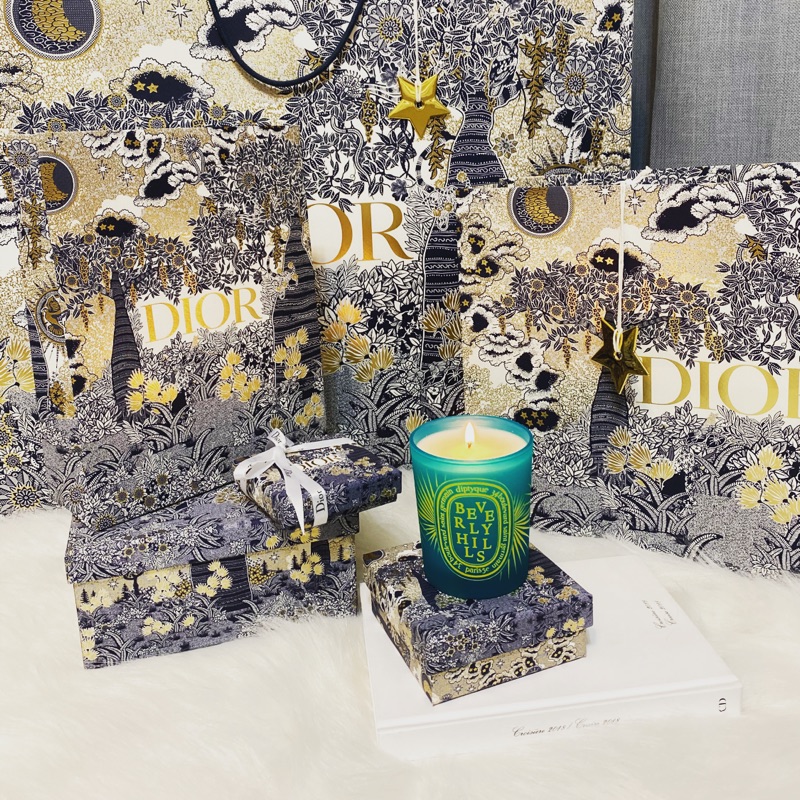 Dior 迪奧2019 聖誕限量包裝耳環飾品紙盒 蝦皮購物