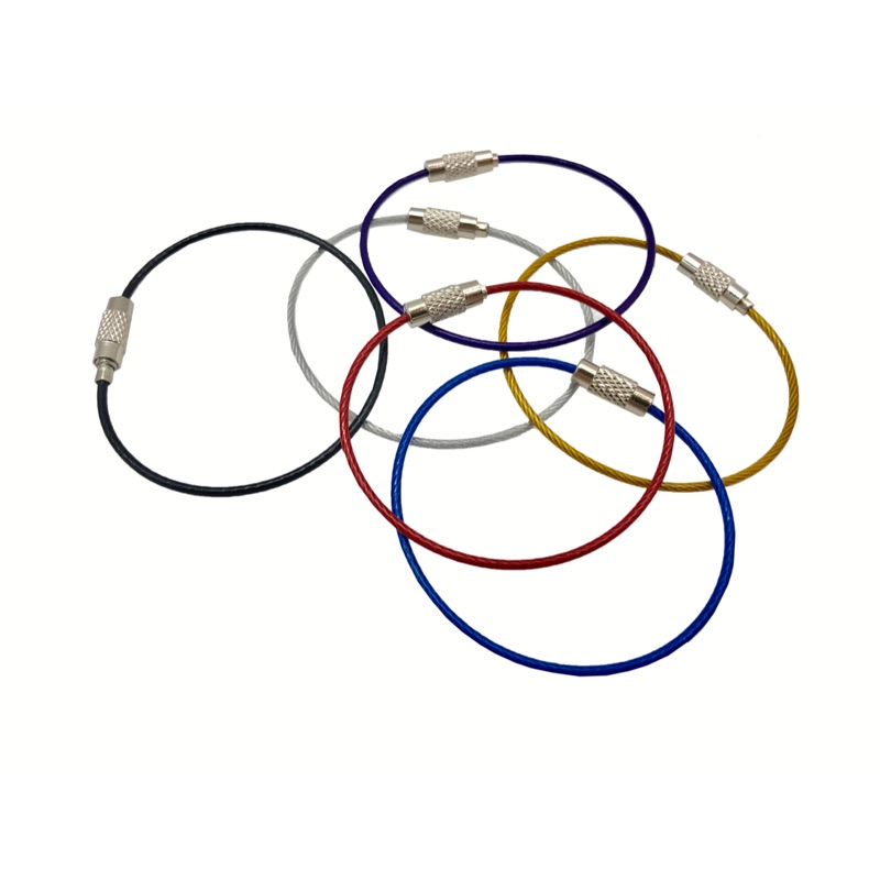 （550傘繩）不銹鋼絲環/鑰匙鋼圈