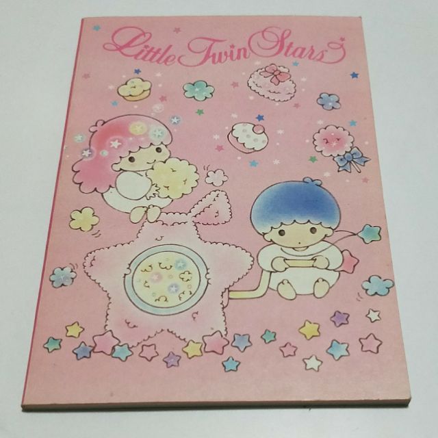 絕版早期 全新 日製 sanrio 三麗鷗 雙子星 kikilala 筆記本 $390