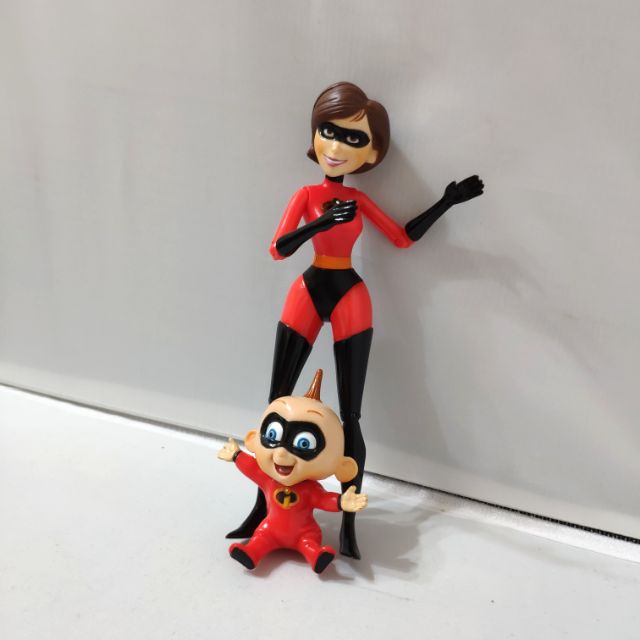 ⚡超人特攻隊 彈力女超人 小傑 寶寶 人偶 兩人一組 保存良好 現貨供應