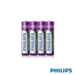 【PHILIPS】飛利浦 低自放充電電池 4號 4顆入 [富廉網]