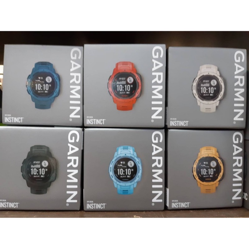 GARMIN INSTINCT 本喔系列 GPS 腕錶 測心跳 智慧錶 僅此一支 水藍色 免運費