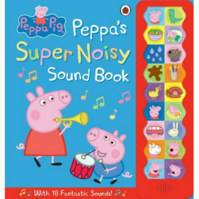 全新現貨 Peppa Pig:Peppa's Super Noisy Sound Book 音效書