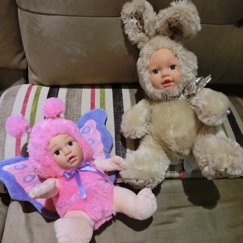 老玩具 膠皮 嬰兒臉 造型 毛絨 娃娃