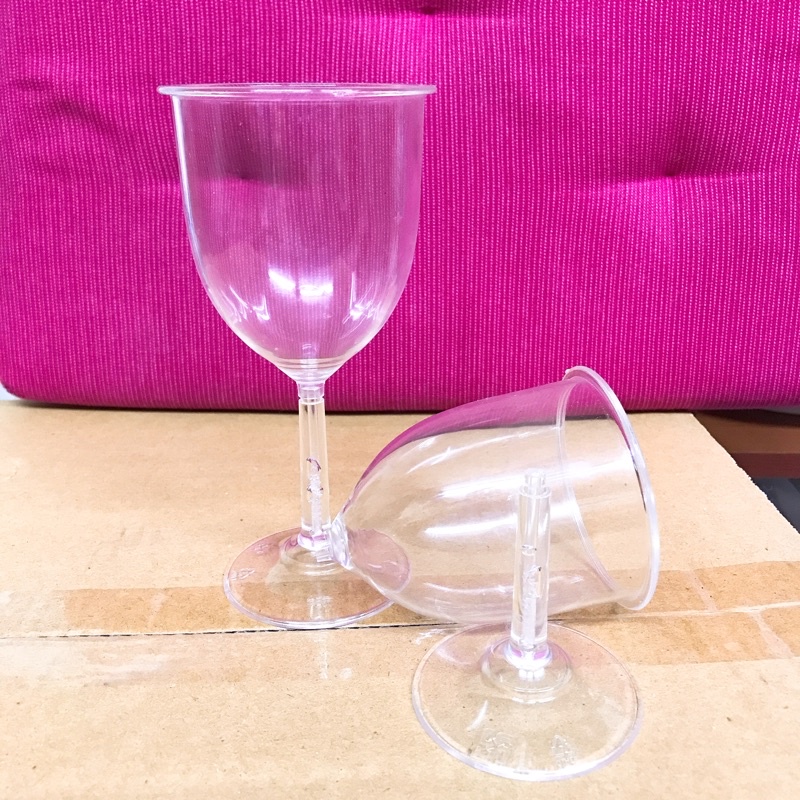 塑膠葡萄酒杯200ml(塑膠編號7）3入裝