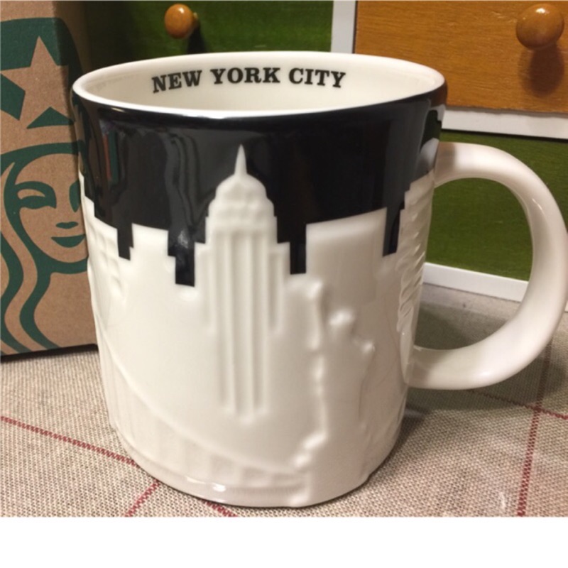 美國星巴克紐約浮雕城市杯 限量發行