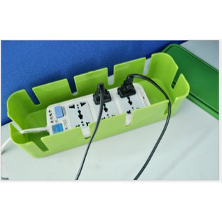 電源線收納盒插座收納盒(升級版)收納電線繽紛長型