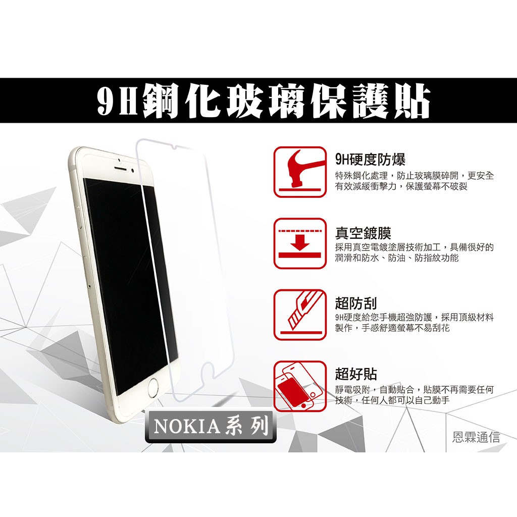 【9H玻璃保護貼】NOKIA 3 NOKIA 3.1 非滿版 玻璃保護貼 螢幕保護貼 鋼化膜 9H硬度