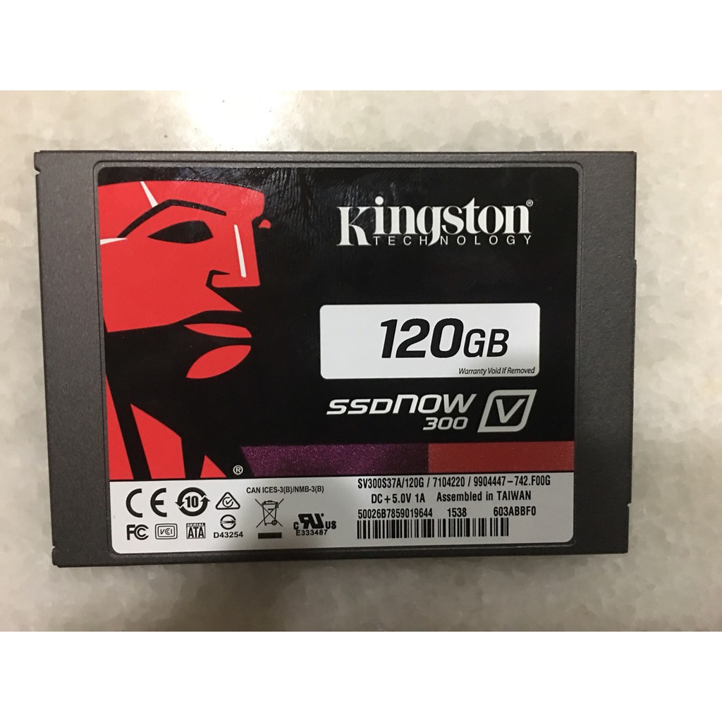 金士頓 V300 120GB 120G 2.5吋 SSD 固態硬碟