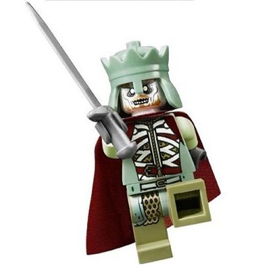 Lego 樂高  魔戒 人偶 亡靈國王 LOR071 含武器 79008
