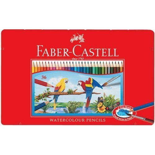 玩具倉庫】【輝柏輝伯Faber-Castell】水性彩色鉛筆24色/ 36色(鐵盒裝 