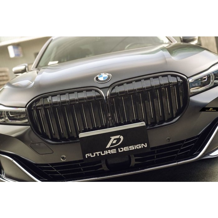 【政銓企業】BMW G11 G12 小改款 LCI 全亮黑 鼻頭 鋼琴烤漆黑 水箱罩 現貨 免費安裝