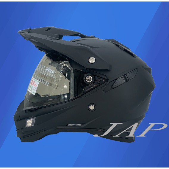 Thh Tx 27a 27x素色消光黑越野式安全帽全罩式安全帽 蝦皮購物