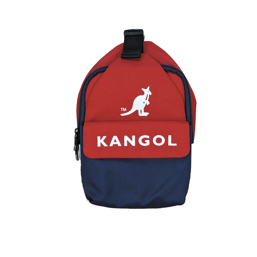 KANGOL袋鼠紅藍色單肩包-NO.6025301740