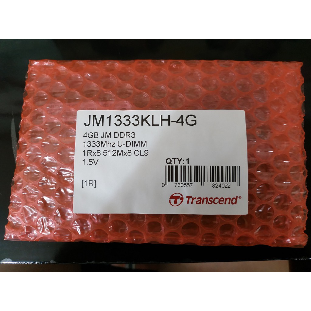 TRANSCEND 創見 PC 用 DDR3-1333 4G 記憶體