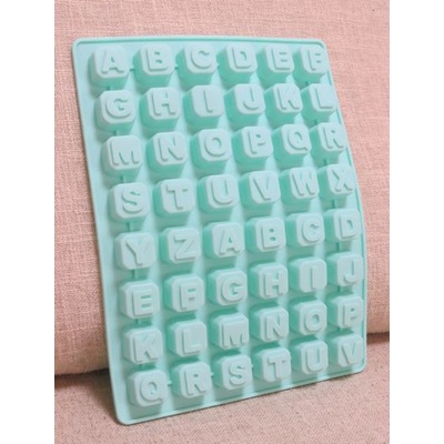 48連英文字母矽膠蛋糕模 巧克力模 冰塊模 肥皂模 布丁模  ◆◆大祺百貨◆◆
