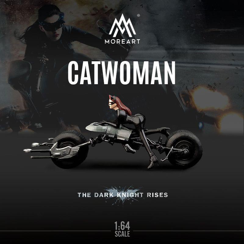 「芃芃玩具」MoreArt 匯藝1:64 樹脂人偶 蝙蝠俠 摩托車Catwoman 貓女套裝 蝙蝠車貨號MO642010