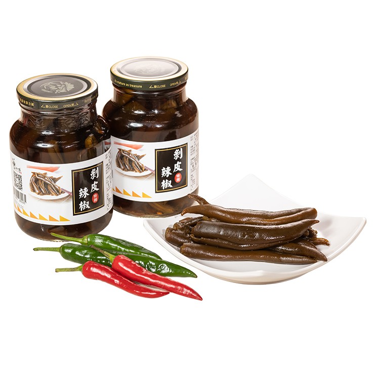 【曾師傅】茶油剝椒(450g/650g)｜特辣｜常溫｜素食 辣椒 茶油 茶油剝皮辣椒 茶油辣椒 花蓮名產 伴手禮