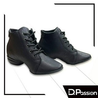 【D.Passion美佳莉】排舞鞋 爵士鞋 9901 黑牛皮 橡膠底