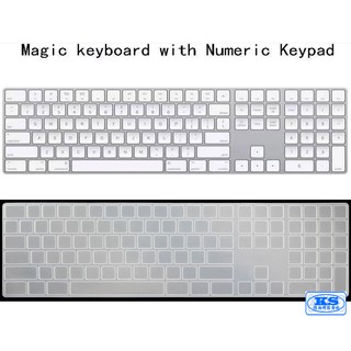鍵盤膜 適用於 蘋果 2017新款imac 一體機 Magic Keyboard A1843 桌上型 帶數字 KS優品