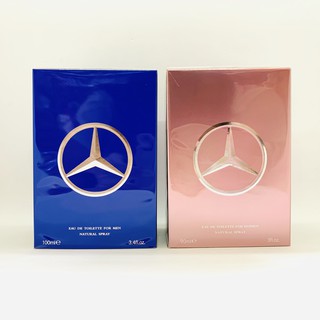 Mercedes-Benz 賓士 王者之星男性淡香水100mL /爵色佳人女性淡香精 90mL