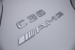 Benz 賓士 賓士 C Class C 36 ///// AMG 後車箱蓋 字型 字標